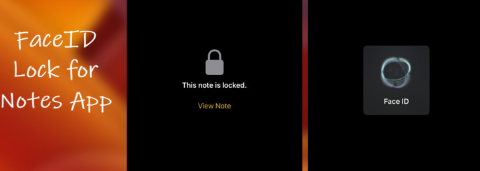 如何在iOS上为您的Notes应用程序设置FaceID锁定