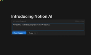 Notion的最新功能是可以编写博客文章待办事项列表等的AI