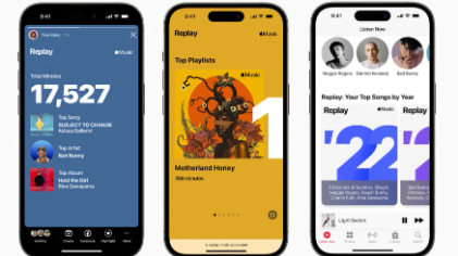 苹果音乐Replay获得了2022年急需的重新设计