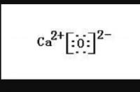 氧化钙电子式？ 氧化钙化学式怎么写