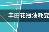 丰田花冠油耗变大了什么原因？ 丰田花冠油耗