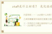 zta9是什么材质？ 氧化锆球