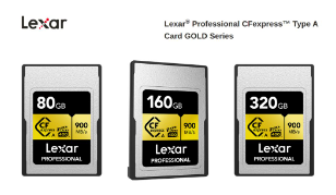 Lexar CFexpress Type A卡推出容量高达320GB读取速度高达900MB/s