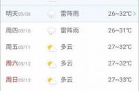 如何查询到前几天的天气预报？ 天气预报今天查询