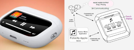 苹果为AIRPODS申请专利将触摸屏集成到充电盒中
