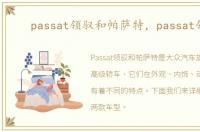 passat领驭和帕萨特，passat领驭