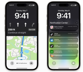 新报告称iOS17可直接在锁定屏幕上显示逐向导航