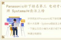 Panasonic松下排名第三 电动牙刷十大名牌 Systema细齿洁上榜