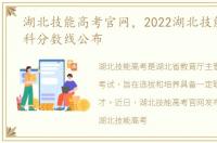 湖北技能高考官网，2022湖北技能高考专科分数线公布