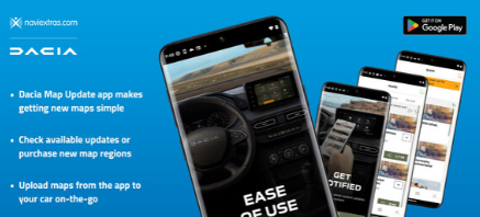 Dacia与NNG合作为Dacia驾驶员提供基于智能手机的地图更新