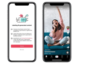TikTok允许创作者为人工智能生成的内容添加标签