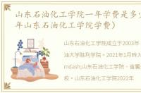 山东石油化工学院一年学费是多少（2020年山东石油化工学院学费）