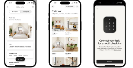 Airbnb将允许房东通过其应用程序向您发送智能锁代码