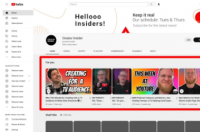 YouTube很快将在频道页面上向访问者展示个性化的为您推荐部分