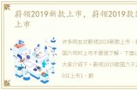 蔚领2019新款上市，蔚领2019款国六何时上市