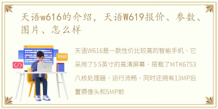 天语w616的介绍，天语W619报价、参数、图片、怎么样