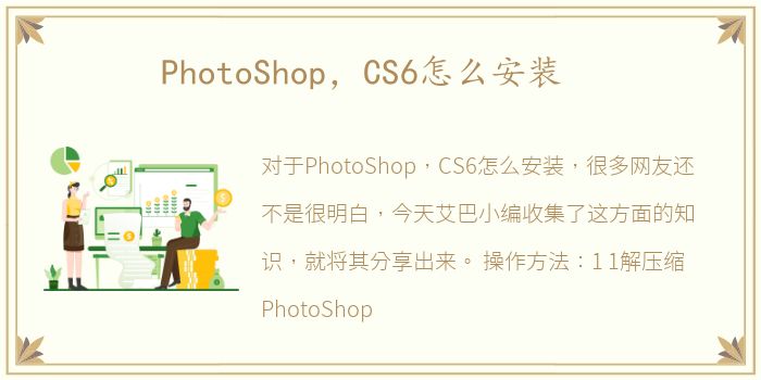 PhotoShop，CS6怎么安装