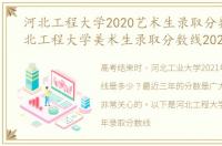 河北工程大学2020艺术生录取分数线（河北工程大学美术生录取分数线2021）