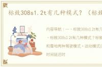 标致308s1.2t有几种模式？（标致308s）