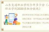 山东交通职业学院今年多少分（山东交通职业学院2020录取分数线）