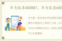 华为股票600887，华为股票600829