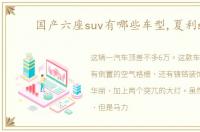 国产六座suv有哪些车型,夏利suv