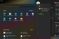 Windows 11开始菜单将拥有自己的浮动小部件侧边栏
