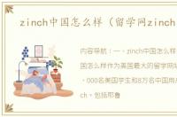 zinch中国怎么样（留学网zinch中国）