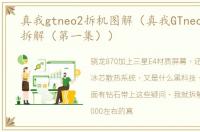 真我gtneo2拆机图解（真我GTneo2全网首拆解（第一集））