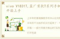 vivo V1831T,蓝厂首款T系列手机vivo T1开箱上手