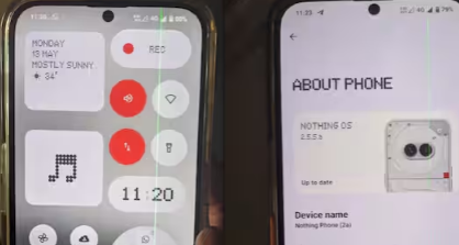 Nothing Phone 2a是最新出现绿线显示问题的手机