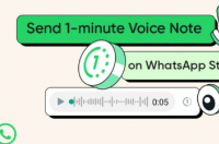 WhatsApp Status的1分钟语音备忘录新功能现已上线