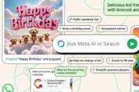 WhatsApp让在聊天中发送人工智能图像变得更加容易