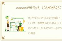 canons95价格（CANONS95）