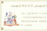 cncap官网打不开_cncap官网