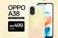 OPPOA38在马来西亚再降价RM50现售价为RM499