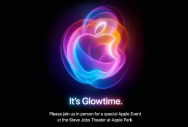 苹果刚刚发出iPhone16发布会邀请函ItsGlowtime