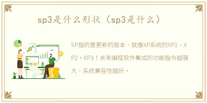 sp3是什么形状（sp3是什么）