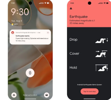 安卓地震预警系统扩展至整个市场