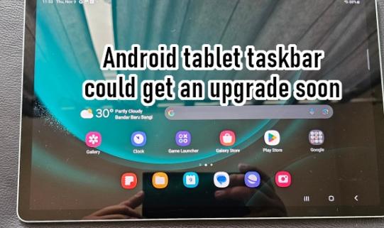 Android可以更新任务栏以显示平板电脑的最近使用的应用程序