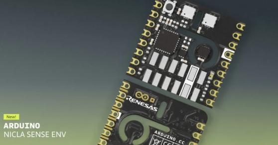 全新ArduinoNiclaSenseEnv将智能传感引入日常应用