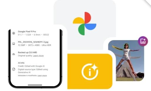 GooglePhotos现在将显示AI编辑照片的信息