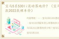 宝马5系530li混动落地价？（宝马530li新款2022款裸车价）