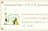 ecossees1spirit怎么读_ecossees1spirit